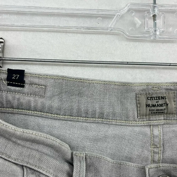 COH Citizens of Humanity Jeans Women's Sz 27 Gray Rocket Crop High Rise Skinny - Picture 12 of 14